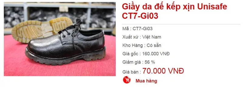 Sản phẩm 1499931685ct7 gi03.JPG — Công Ty Bảo Hộ Lao Động UNISAFE Việt Nam — MST 0104585353