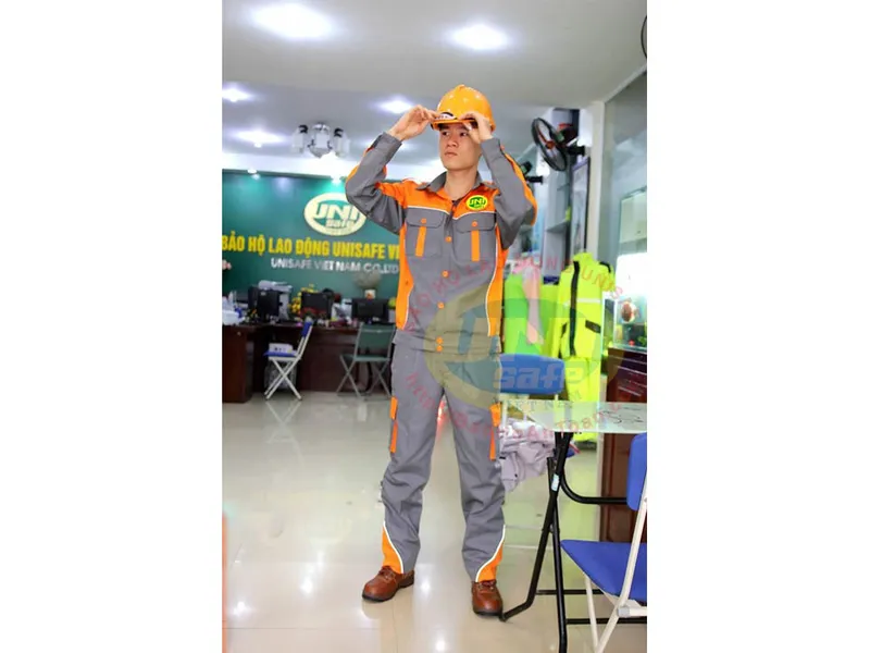 Sản phẩm 1499744651quan ao unisafe mau cam — Công Ty Bảo Hộ Lao Động UNISAFE Việt Nam — MST 0104585353
