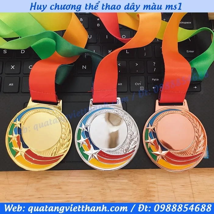 Sản phẩm Huy chuong the thao day mau ms1 — Công Ty TNHH Phát Triển Quà Tặng Quảng Cáo Việt Thanh — MST 0104598786