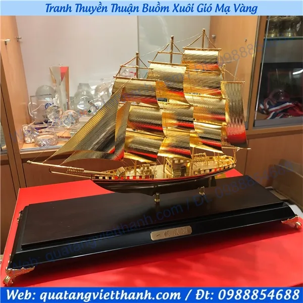Sản phẩm Tranh Thuyen Thuan Buom Xuoi Gio Ma vang 24k Size A — Công Ty TNHH Phát Triển Quà Tặng Quảng Cáo Việt Thanh — MST 0104598786