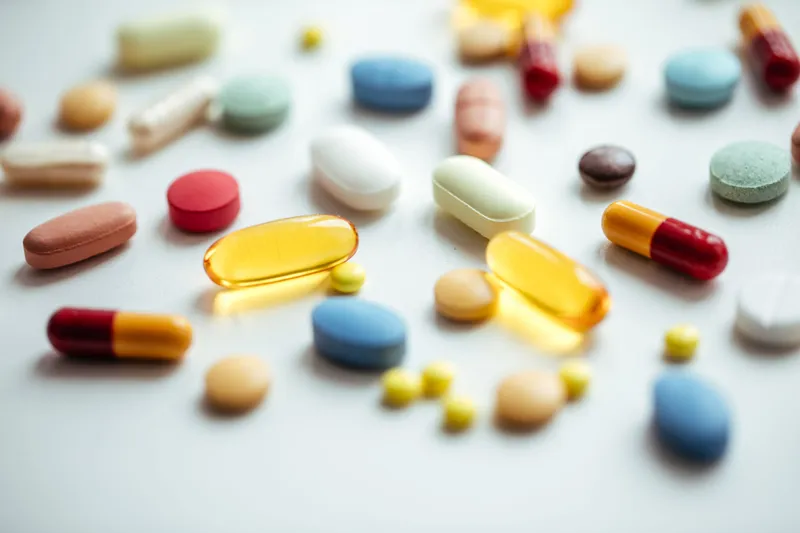 Sản phẩm a number of medicines of all shapes and size laid out on a table 2560x1707 — Công Ty Cổ Phần Hanotech Việt Nam — MST 0104635981