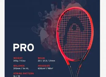 Sản phẩm vot tennis head radical pro 2023 315gr 235103 trangnguyensport 3 345x250 — Trang Nguyên Sport - Công Ty TNHH Trang Nguyên — MST 0104648645