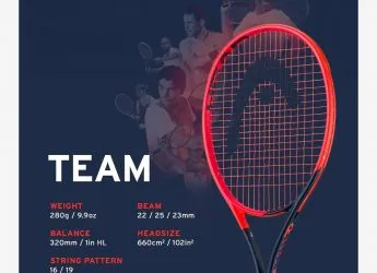 Sản phẩm vot tennis head radical team 2023 280gr 235123 trangnguyensport 3 345x250 — Trang Nguyên Sport - Công Ty TNHH Trang Nguyên — MST 0104648645