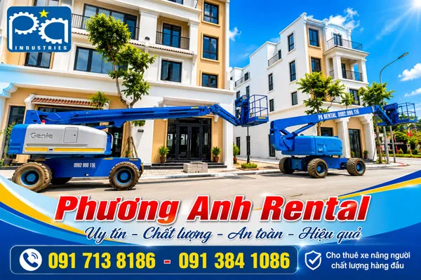 Sản phẩm cho thue xe boom lift 16m 43m 0626 1 — Xe Nâng Phương Anh - Công Ty TNHH Thiết Bị Công Nghiệp Phương Anh — MST 0104653620