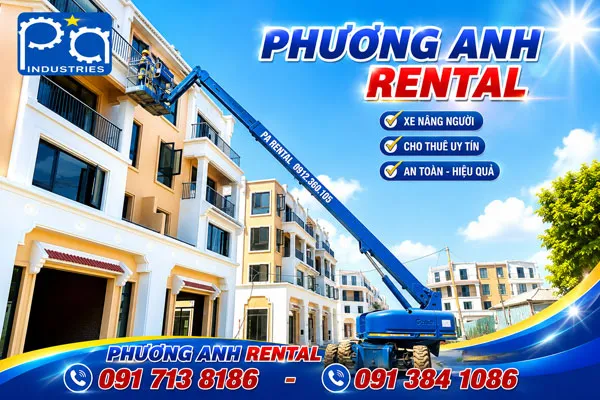 Sản phẩm cho thue xe boom lift 16m 43m 0626 3 — Xe Nâng Phương Anh - Công Ty TNHH Thiết Bị Công Nghiệp Phương Anh — MST 0104653620