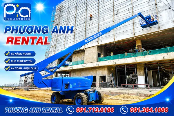 Sản phẩm cho thue xe boom lift 16m 43m 0626 4 — Xe Nâng Phương Anh - Công Ty TNHH Thiết Bị Công Nghiệp Phương Anh — MST 0104653620