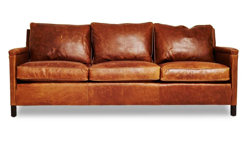 Sản phẩm Sofa vang da nau cam dat — Công Ty TNHH Nội Thất Đại An — MST 0104739370
