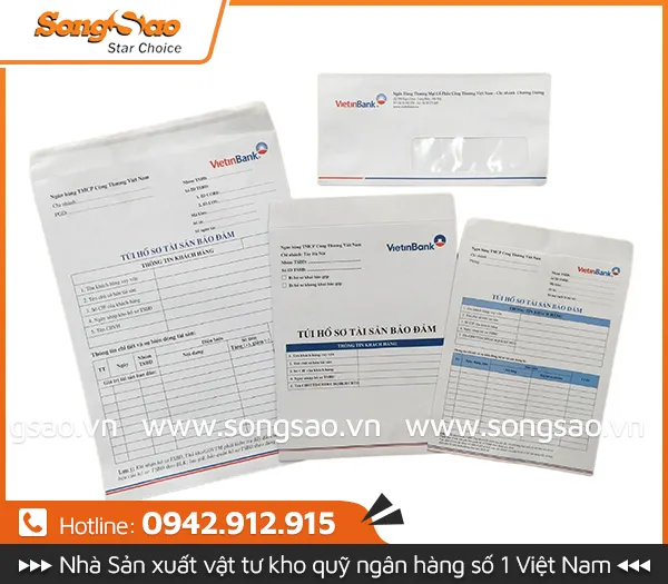 Sản phẩm Mau rieng ho so phong bi Vietinbank  2a — Túi Vải Song Sao - Công Ty TNHH Sản Xuất Và Thương Mại Song Sao — MST 0104759472