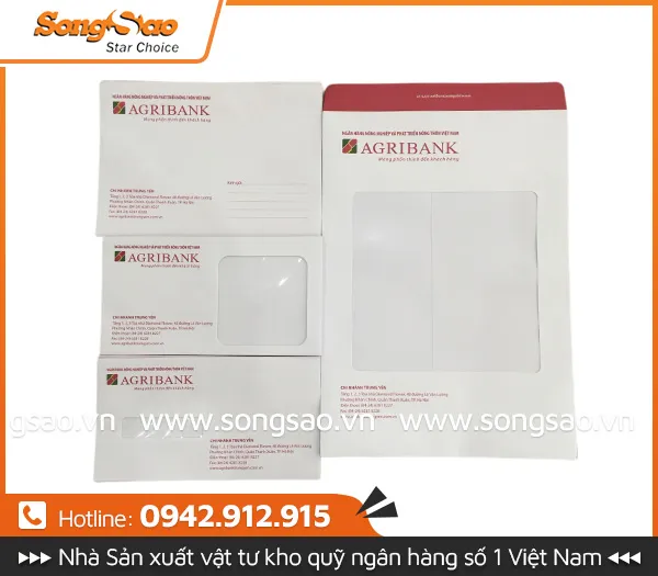 Sản phẩm Mau rieng phong bi Agribank 1a — Túi Vải Song Sao - Công Ty TNHH Sản Xuất Và Thương Mại Song Sao — MST 0104759472