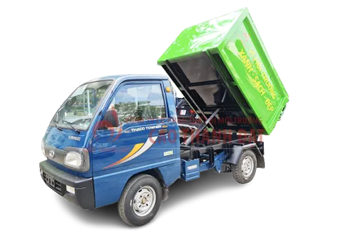 Sản phẩm o to cho rac thaco 800A 2 — Xe Chuyên Dụng Cao Thanh Đạt - Công Ty Cổ Phần Thiết Bị Môi Trường Cao Thanh Đạt — MST 0104763694