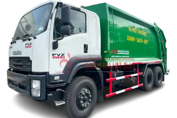 Sản phẩm xe cuon ep rac 22 khoi Isuzu garbage truck 4 — Xe Chuyên Dụng Cao Thanh Đạt - Công Ty Cổ Phần Thiết Bị Môi Trường Cao Thanh Đạt — MST 0104763694
