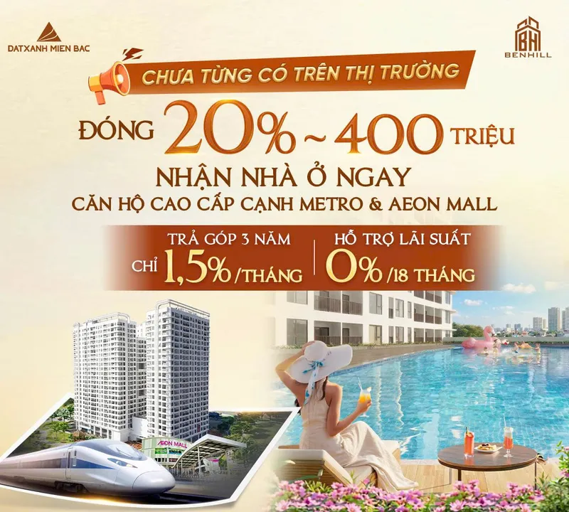 Sản phẩm metro aeon — Công Ty Cổ Phần Dịch Vụ Và Địa ốc Đất Xanh Miền Bắc — MST 0104794967