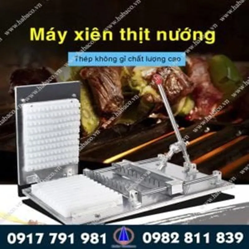 Sản phẩm May xien thit nuong tu dong 300x300 1 — Công Ty TNHH Thương Mại Và Xây Dựng Công Nghệ Hà Bắc — MST 0104843879