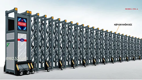 Sản phẩm cong xep hop kim nhom model 1501 1 — Cổng Hồng Môn - Công Ty TNHH Thương Mại Hồng Môn — MST 0104858177