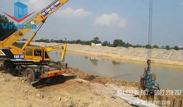 Sản phẩm Thi cong coc cu Larsen cai tao Ke Kenh Bac Tp Vinh — Công Ty Cổ Phần Hạ Tầng Việt Nam — MST 0104882765