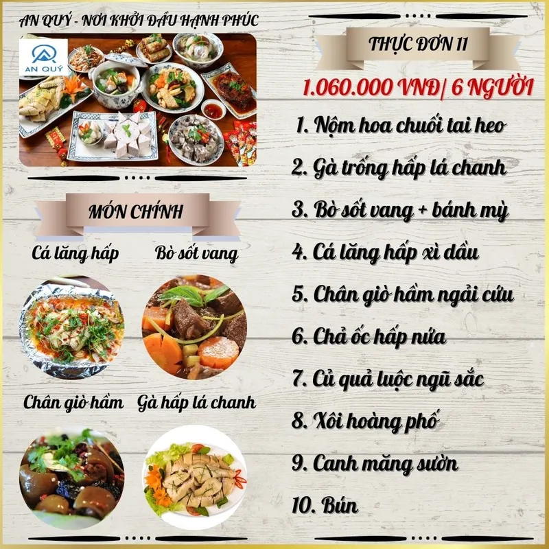 Sản phẩm 12 — Suất Ăn Công Nghiệp An Quý - Công Ty TNHH Dịch Vụ Và Thương Mại An Quý — MST 0104957932