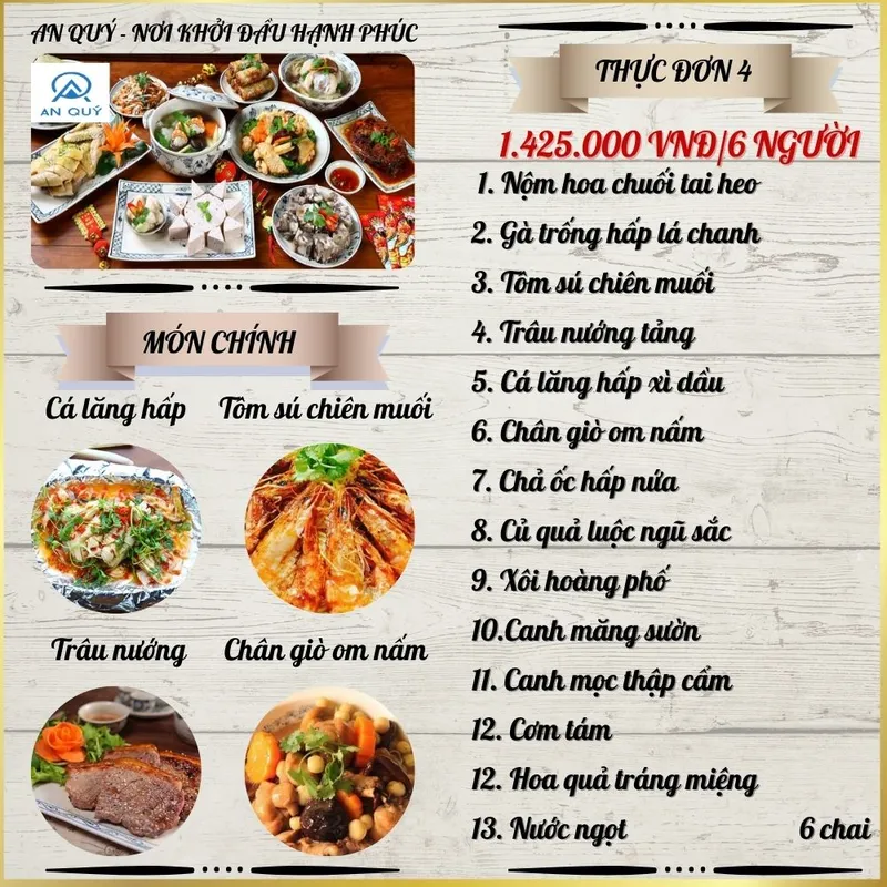 Sản phẩm 5 — Suất Ăn Công Nghiệp An Quý - Công Ty TNHH Dịch Vụ Và Thương Mại An Quý — MST 0104957932