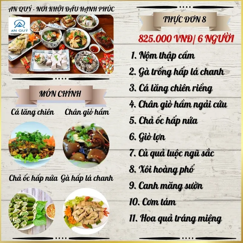 Sản phẩm 9 — Suất Ăn Công Nghiệp An Quý - Công Ty TNHH Dịch Vụ Và Thương Mại An Quý — MST 0104957932