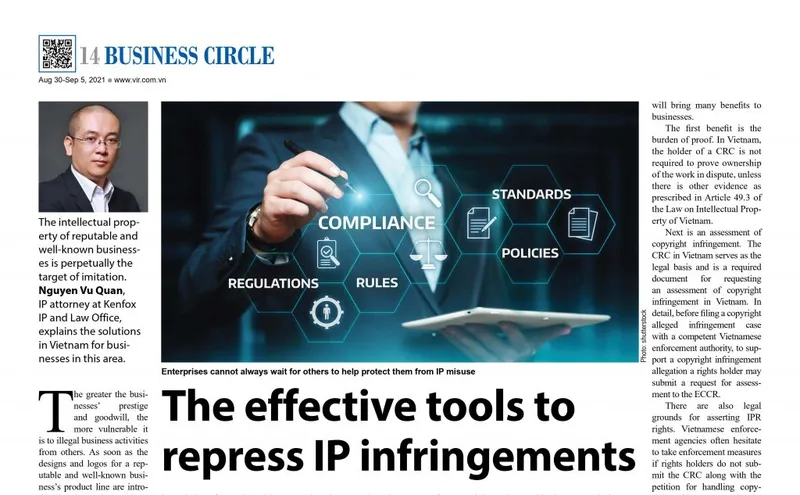 Sản phẩm Copyright to repress IPR infringements 1 1024x633 — Công Ty TNHH Dịch Vụ Sở Hữu Trí Tuệ Kenfox — MST 0104964866
