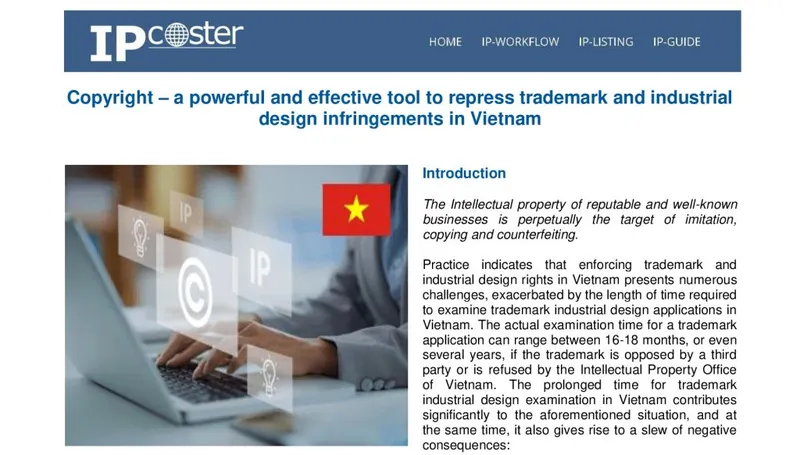 Sản phẩm Copyright – a powerful and effective tool to repress trademark and industrial design infringements in Vietnam 0 1024x582 — Công Ty TNHH Dịch Vụ Sở Hữu Trí Tuệ Kenfox — MST 0104964866