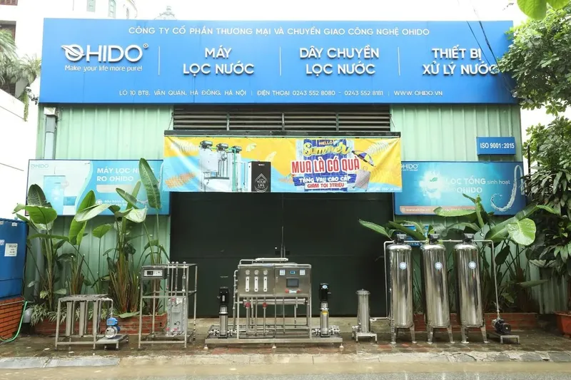 Sản phẩm d0bd72aab0fc59a200ed — Máy Lọc Nước OHIDO - Công Ty Cổ Phần Thương Mại Và Chuyển Giao Công Nghệ OHIDO — MST 0105128952