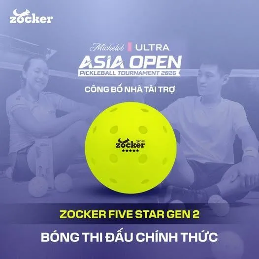 Sản phẩm michelob ultra asia open pickleball tournament 2026_8594_HasThumb_Thumb — Thiết Bị Thể Thao Koji - Công Ty CP Thể Thao Koji — MST 0105130101