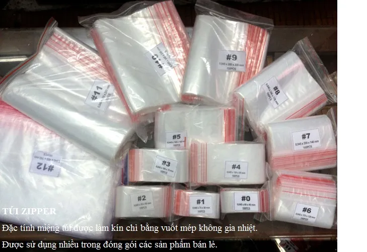 Sản phẩm tui zipper loai nho — Công Ty Cổ Phần Sản Xuất Thái Hưng — MST 0105138823