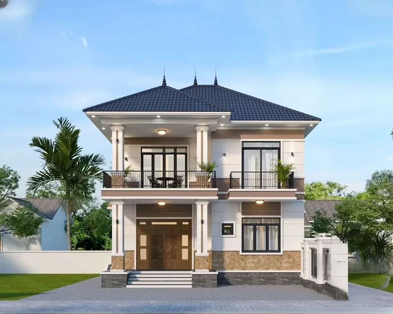 Sản phẩm nha cap 4 hai tang don gian hien dai realhouse — Công Ty TNHH PCTEL — MST 0105144880