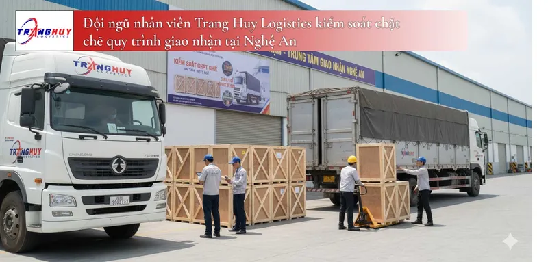 Sản phẩm Doi ngu nhan vien Trang Huy Logistics kiem soat chat che quy trinh giao nhan tai Nghe An — Cho Thuê Kho Bãi Trang Huy - Công Ty TNHH Thương Mại Và Giao Nhận Vận Tải Quốc
Tế Trang Huy — MST 0105212185