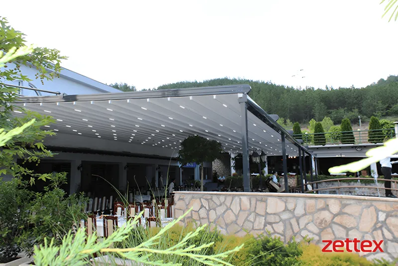 Sản phẩm mai xep khung nhom nha hang_2X min — Công Ty Cổ Phần Zettex — MST 0105314275
