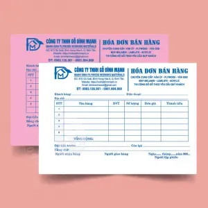 Sản phẩm in hoa don ban hang dinh manh 1676955502 — In Ấn CK - Công Ty Cổ Phần Truyền Thông & In Công Nghệ Mới CK — MST 0105314405