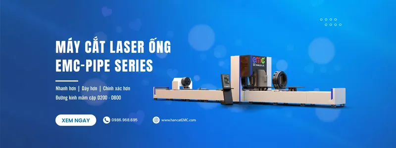 Sản phẩm may cat laser ong emc pipe — Máy Cắt CNC EMC - Công Ty Cổ Phần Đầu Tư Công Nghệ EMC — MST 0105317244