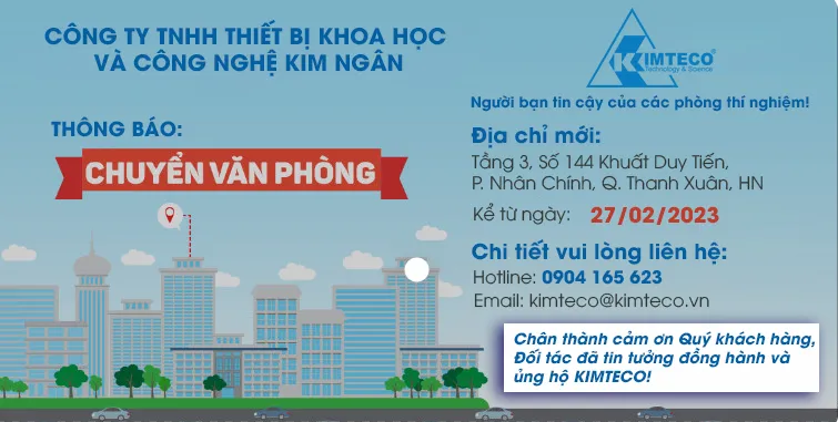 Sản phẩm thong bao thay doi dia chi vpgd — Công Ty TNHH Thiết Bị Khoa Học Và Công Nghệ Kim Ngân — MST 0105326640