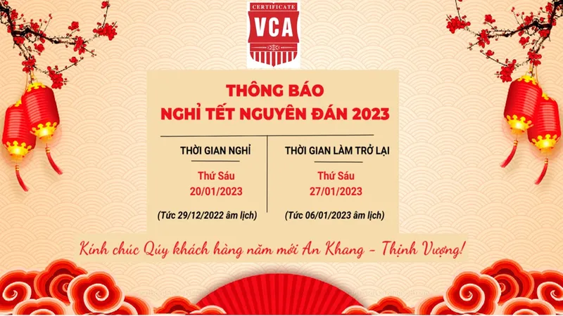 Sản phẩm TB nghi Tet — Chứng Nhận VCA - Công Ty Cổ Phần Chứng Nhận VCA — MST 0105326834