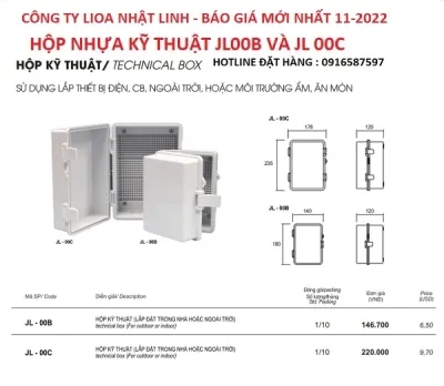 Sản phẩm bao gia ho ky thuat jl00b jl 00c 2023_small — Công Ty TNHH Sản Xuất Và Thương Mại ổn áp Nhật Linh — MST 0105331062