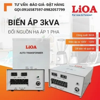 Sản phẩm bien the 3kva 220v ra 110v lioa nhat linh_small — Công Ty TNHH Sản Xuất Và Thương Mại ổn áp Nhật Linh — MST 0105331062