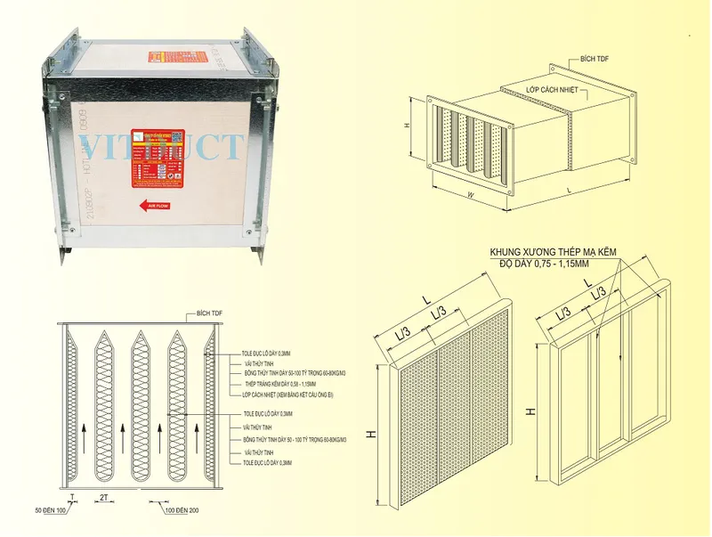 Sản phẩm Ong gio tieu am chong chay — Công Ty Cổ Phần VITDUCT — MST 0105361878