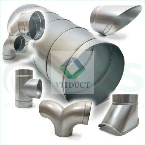 Sản phẩm Spiral Duct and Fittings Group Photo opt_result — Công Ty Cổ Phần VITDUCT — MST 0105361878