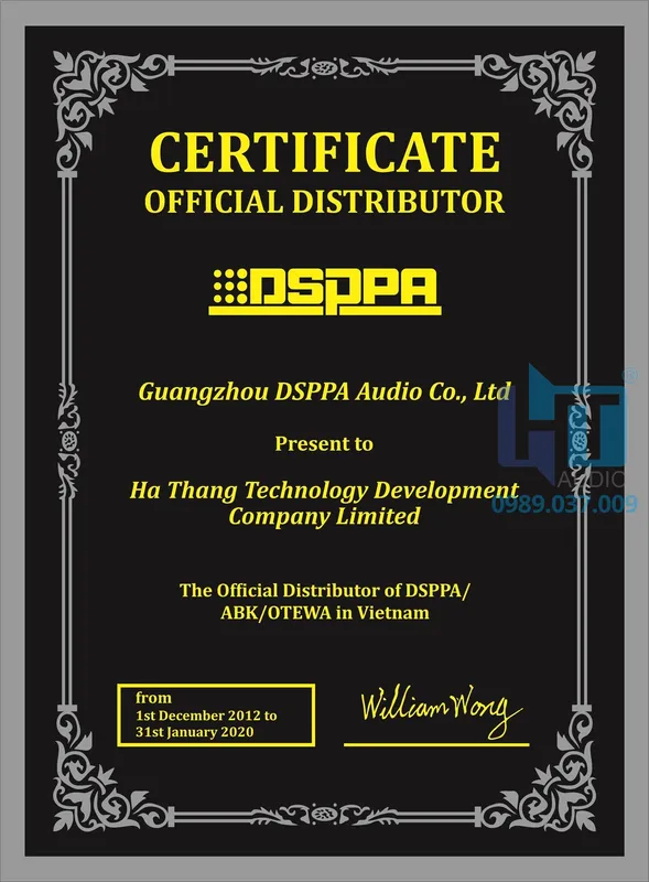 Sản phẩm DEALER MARTER HATHANG DSPPA — Hathang Audio - Công Ty TNHH Phát Triển Công Nghệ Hà Thắng — MST 0105418958
