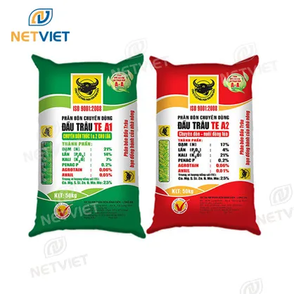 Sản phẩm mau bao bi phan bon dau trau — Bao Bì NETVIET - Công Ty TNHH Sản Xuất Thương Mại Và In Bao Bì NETVIET — MST 0105420393