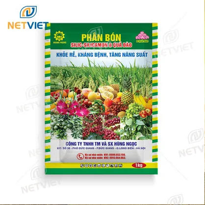 Sản phẩm mau bao bi phan bon qua dao — Bao Bì NETVIET - Công Ty TNHH Sản Xuất Thương Mại Và In Bao Bì NETVIET — MST 0105420393