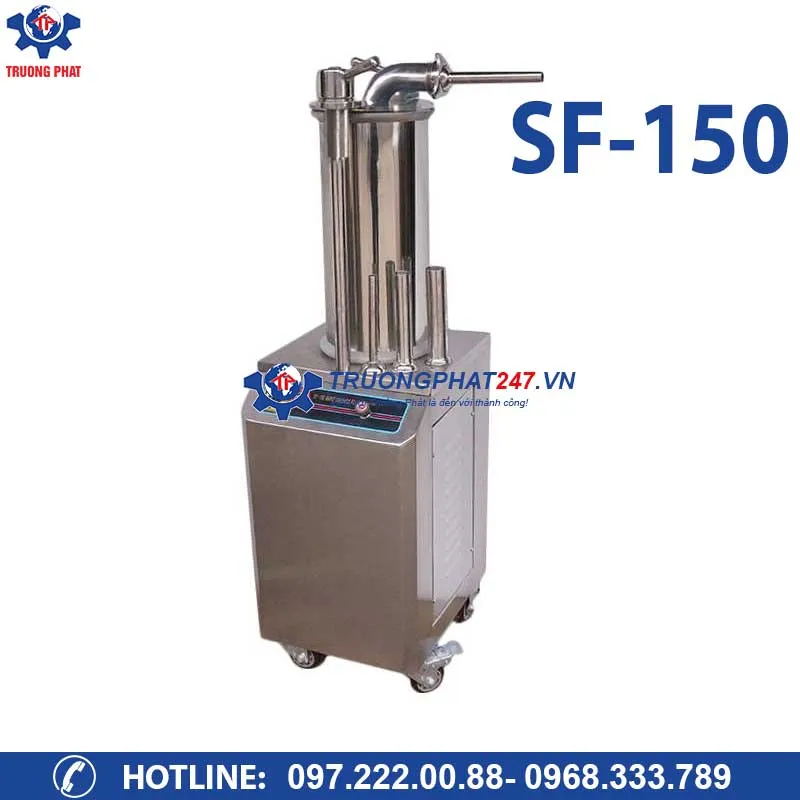 Sản phẩm MAY LAM XUC XICH TU DONG SF 150 — Công Ty Cổ Phần Xuất Nhập Khẩu Máy Thực Phẩm Trường Phát — MST 0105517275