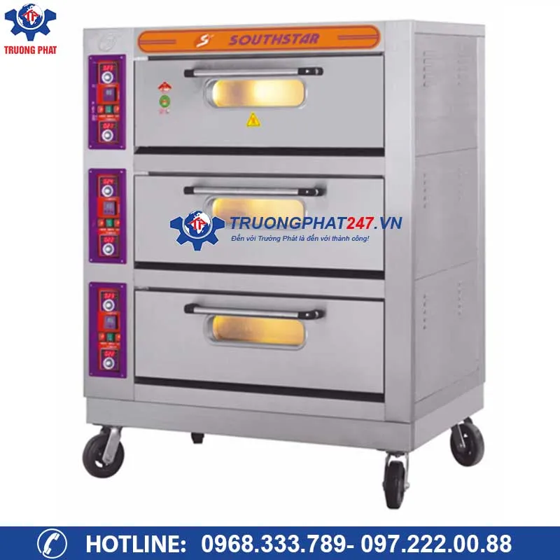 Sản phẩm lo nuong banh mi 3 tang 6 khay dien yxd 60c — Công Ty Cổ Phần Xuất Nhập Khẩu Máy Thực Phẩm Trường Phát — MST 0105517275