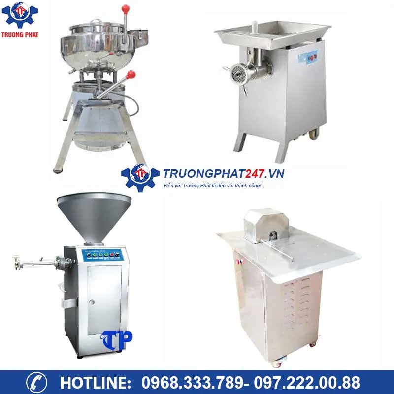 Sản phẩm tron bo may lam xuc xich cong nghiep — Công Ty Cổ Phần Xuất Nhập Khẩu Máy Thực Phẩm Trường Phát — MST 0105517275