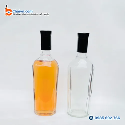 Sản phẩm Chai thuy tinh tron 500ml CT05 4 — Chai Lọ Thủy Tinh Bách Hoa - Công Ty TNHH Phát Triển Kỹ Thuật Bách Hoa — MST 0105553971