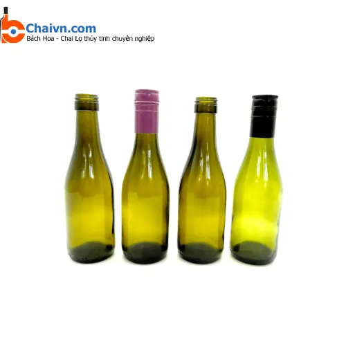 Sản phẩm chai thuy tinh tron mini xanh den 1 — Chai Lọ Thủy Tinh Bách Hoa - Công Ty TNHH Phát Triển Kỹ Thuật Bách Hoa — MST 0105553971