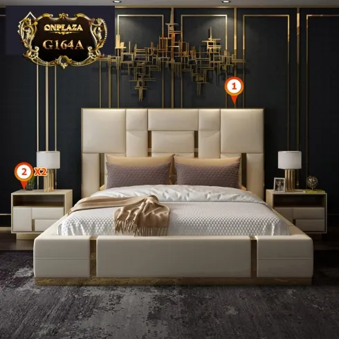 Sản phẩm bo giuong ngu go tu nhien boc da g164a_1575530016 — Công Ty TNHH On Plaza Việt Pháp — MST 0105566586