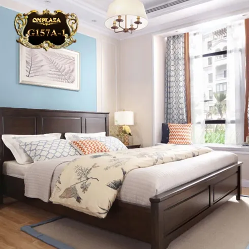 Sản phẩm giuong ngu go tu nhien loai khong ngan keo g157a 1_01_1575626206 — Công Ty TNHH On Plaza Việt Pháp — MST 0105566586