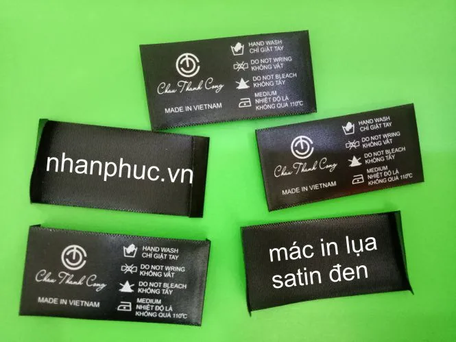 Sản phẩm mac in lua satin den nhan phuc hanoi — Công Ty Cổ Phần Đầu Tư Nhân Phúc — MST 0105606662