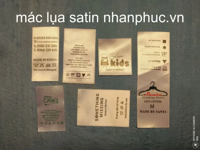 Sản phẩm tem nhan mac lua satin nhan phuc vn — Công Ty Cổ Phần Đầu Tư Nhân Phúc — MST 0105606662